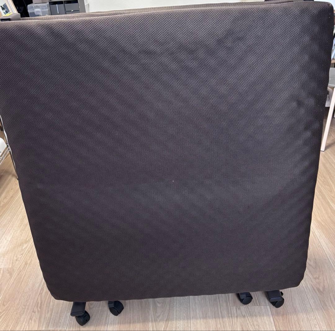 【最終値下げ】ニトリ 折り畳みベッド 折りたたみベッド シングル リクライニング