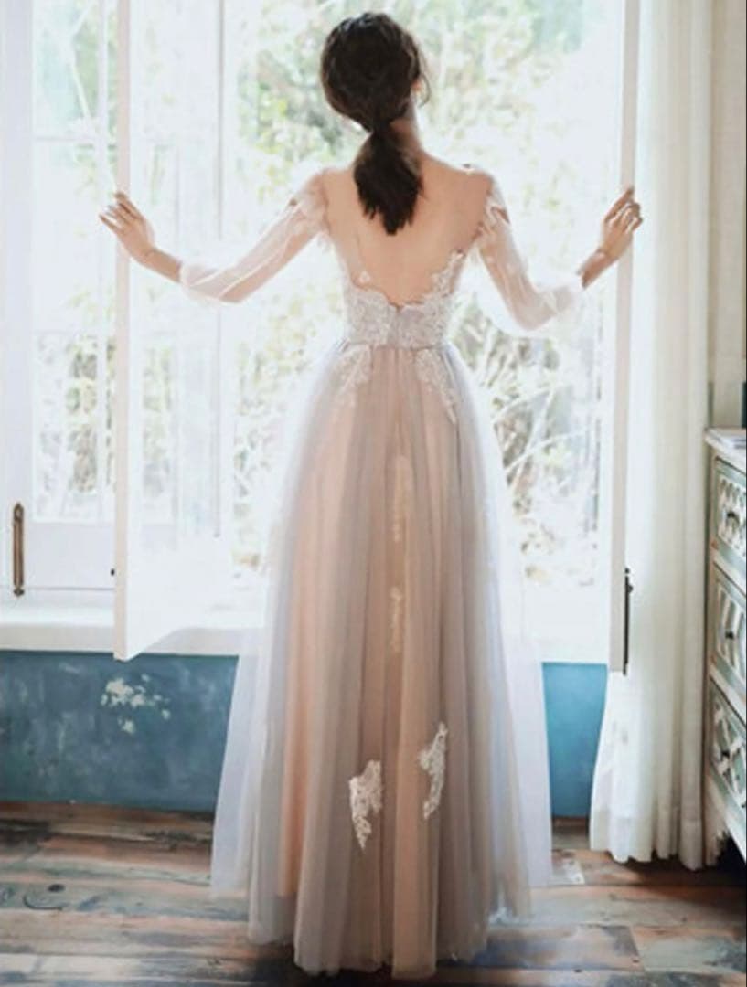 【まんだじゅんじゅん】ピンクドレス