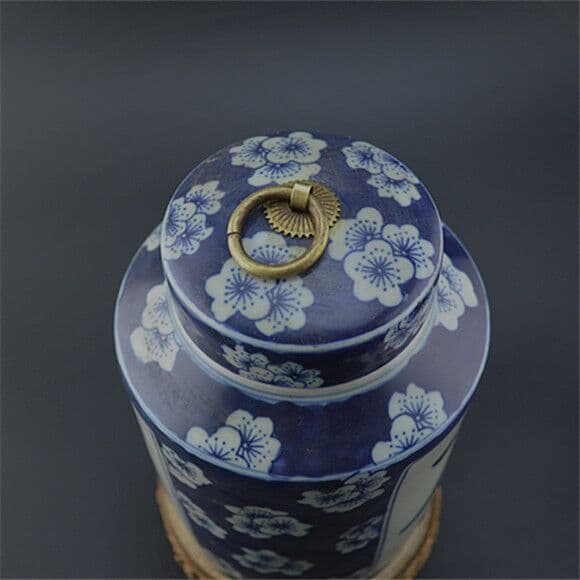 茶缶、家庭用、民国古物、一品堂製造、陶磁器