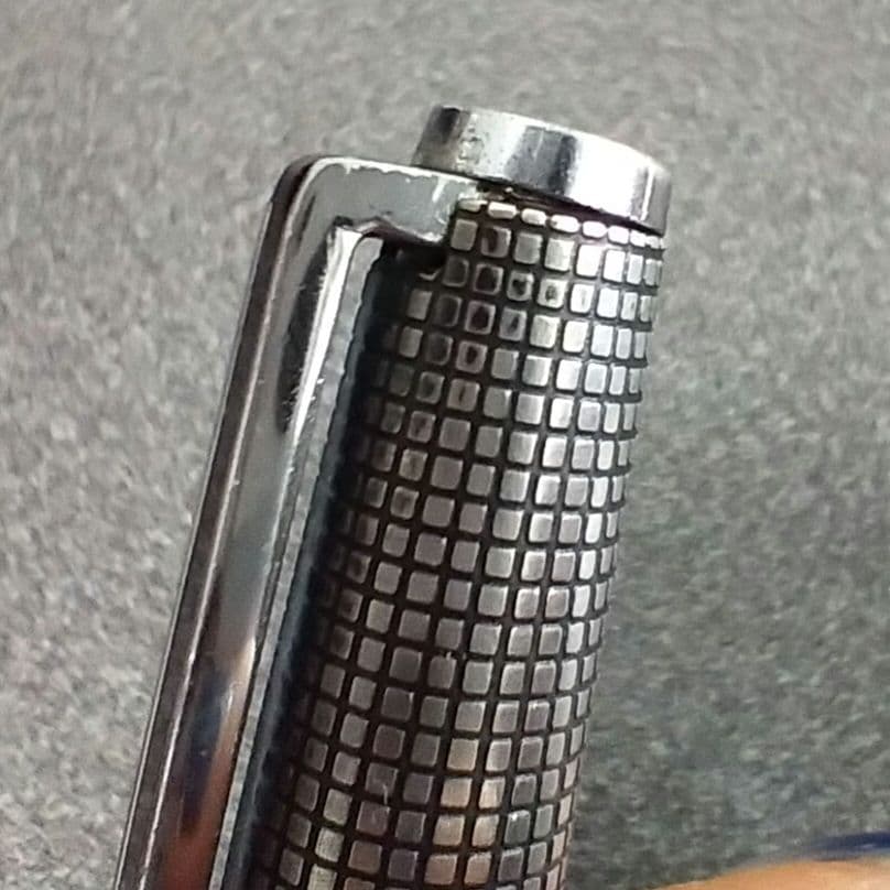 Z04）パイロット カスタム 万年筆 スターリング シルバー 銀製 ペン先18金