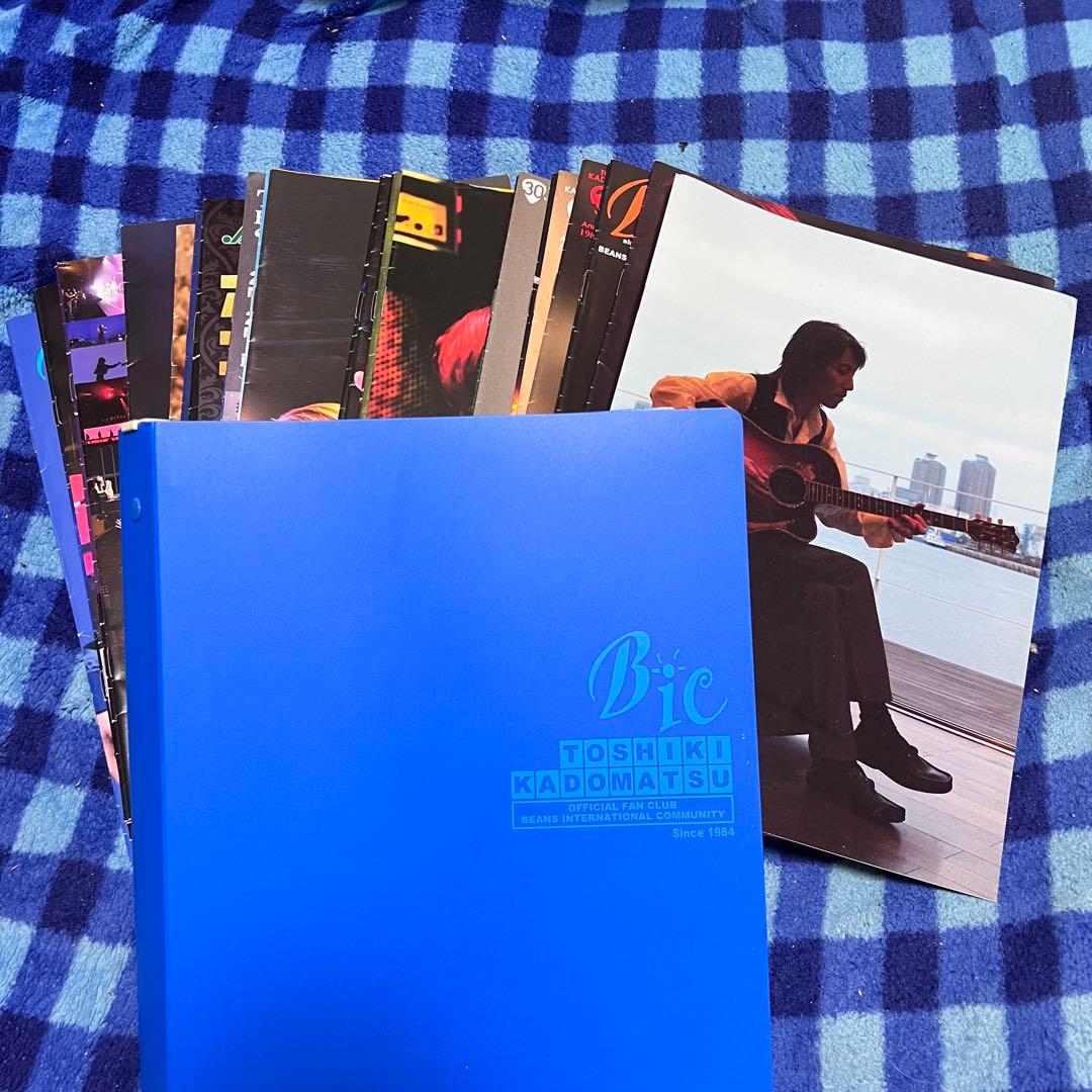 角松敏生　ファンクラブ会報63部&カレンダー5部他チラシ、ファイル