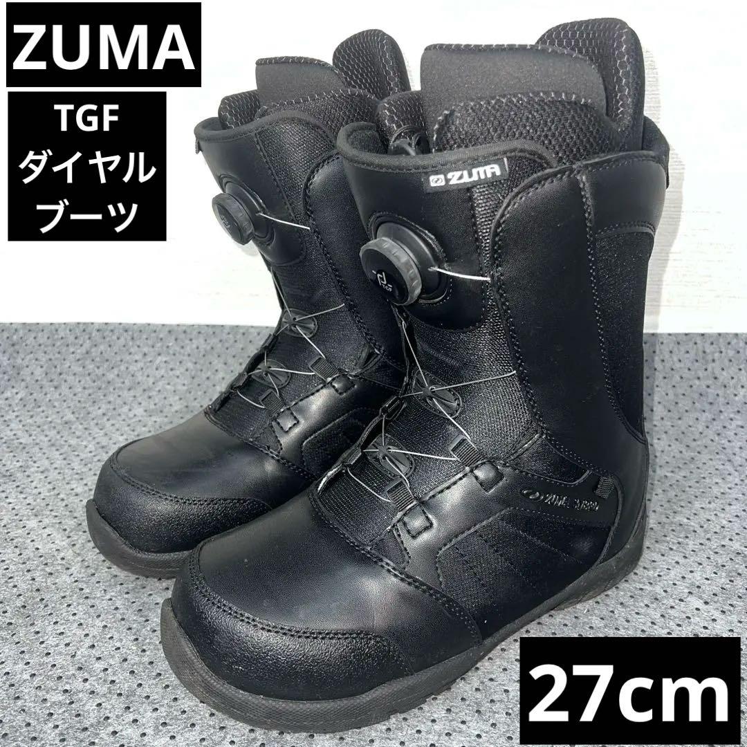 5回着用 人気サイズ 27cm ZUMA ダイヤル スノーボードブーツ