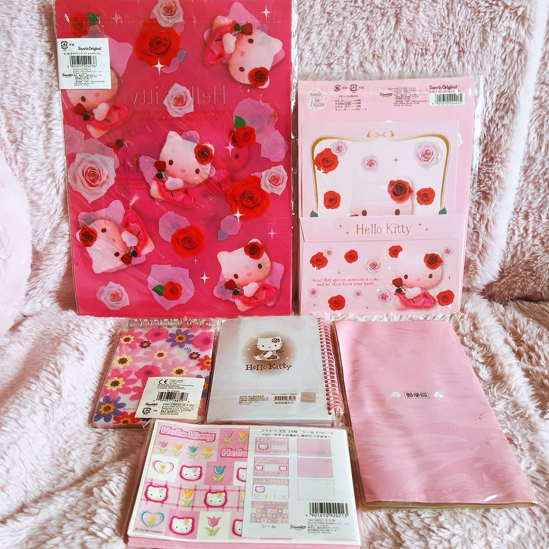 希少レア　ハローキティ　ハナ　平成レトロ　レターセット　メモ　ファイル　ノート