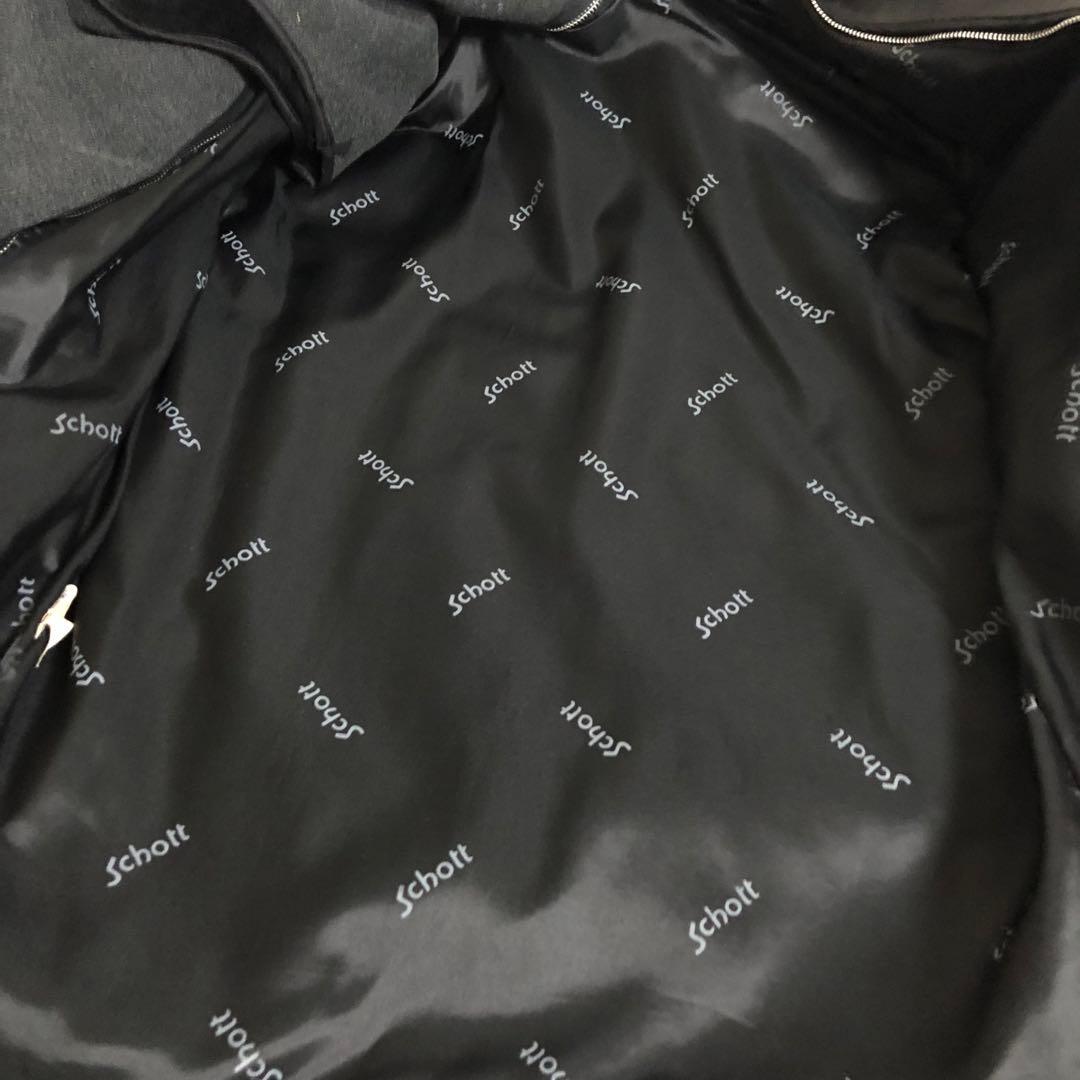 美品 schott レザージャケット141 36サイズ ライナー付き