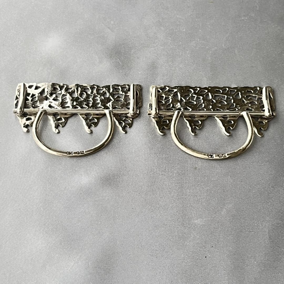 【Rosenthal, Jacob & Co.】メニューホルダー ペア【純銀】