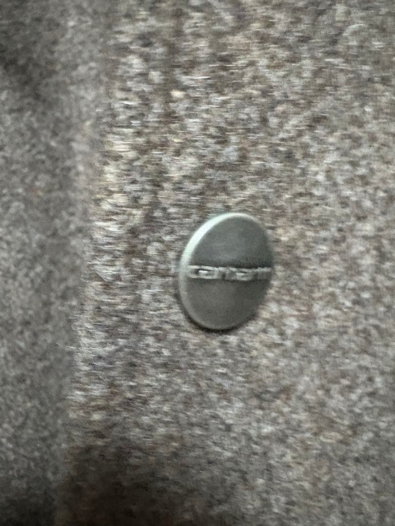 【Carhartt】フード付きジャケット ブラウン系 ファー付き 防寒