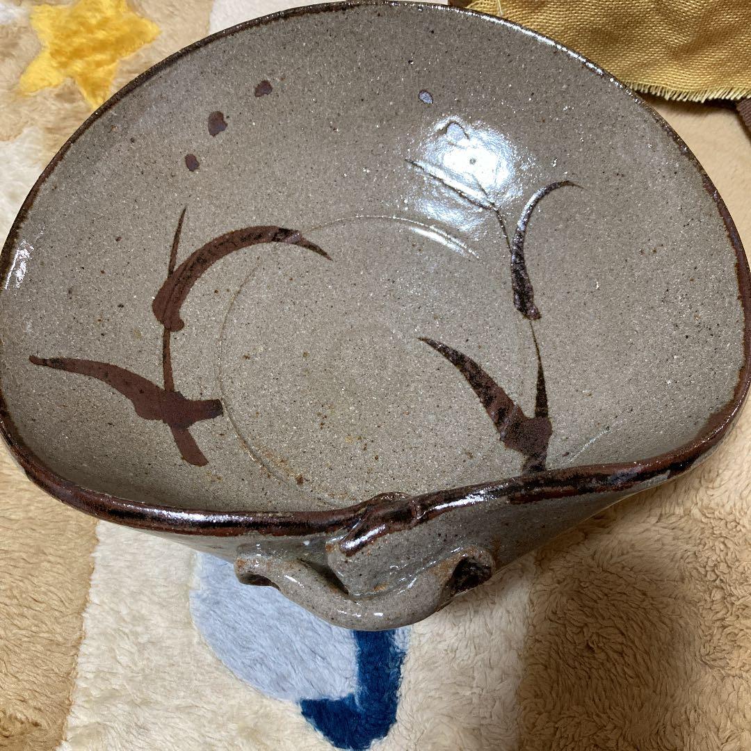 唐津焼　有名作家田中佐次郎作　皿すばらしい作品です。是非どうぞ！