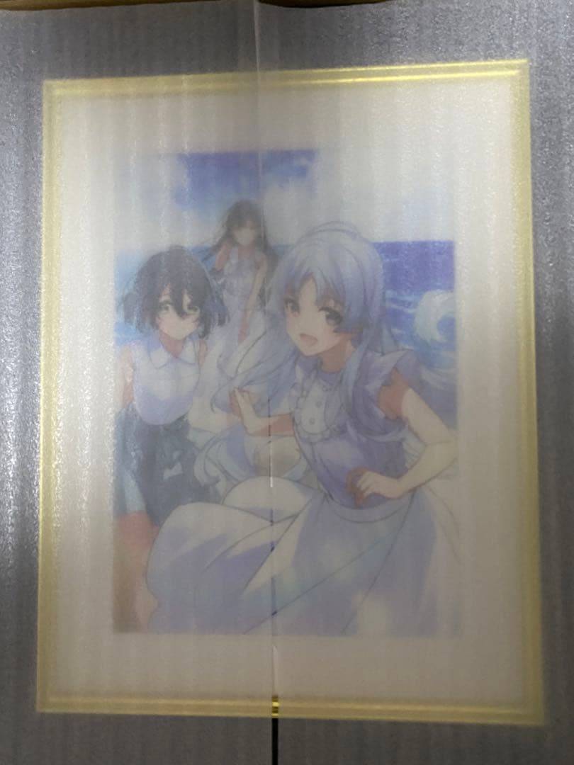 FANZAオンラインくじ　A賞　彼方の人魚姫　A4高精細複製原画　うみこ おまけ