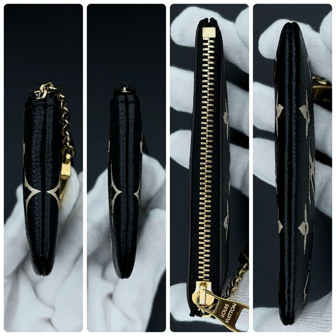 箱袋付★ルイヴィトン バイカラー ポシェット クレ ケース キーケース 黒