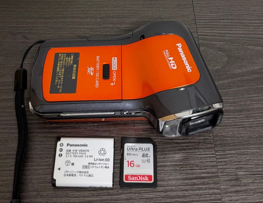 Panasonic HX-WA10 ビデオカメラ 防水 美品