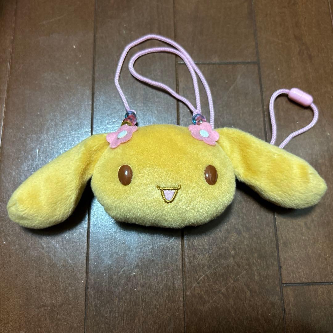 サンリオ シナモロール モカ ポーチ　顔型ぬいぐるみポーチ