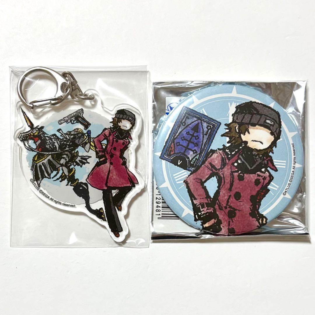 ペルソナ3 荒垣真次郎 グラフアート 缶バッジ アクリルキーホルダー