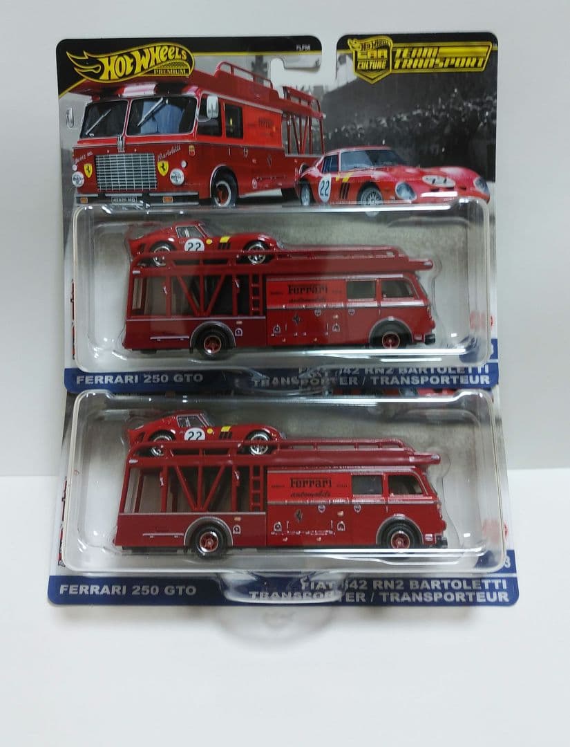 ホットウィール　チームトランスポート　フェラーリ　2セット