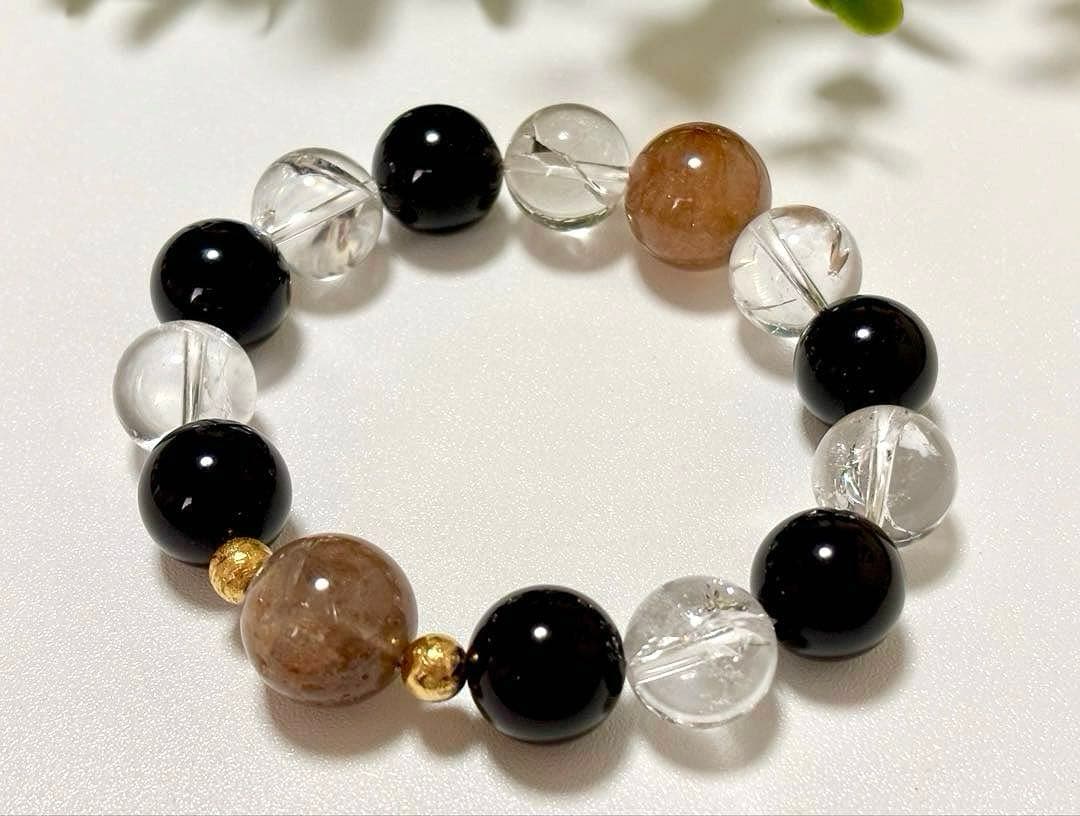 ちょこみんと　究極品質　オリジナルデザインの神大珠ブレス〜天照守護神14〜