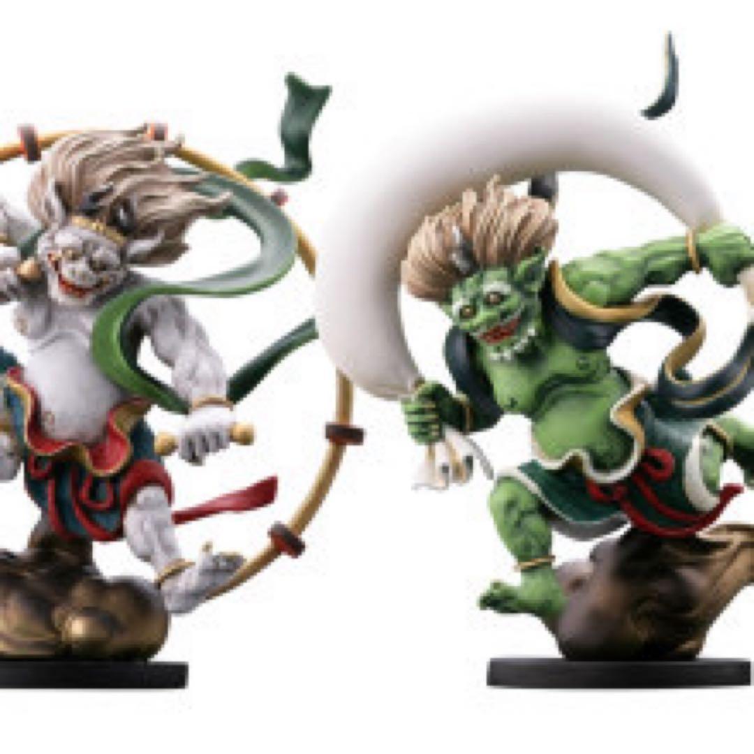 海洋堂 miniQ ミニチュアキューブ005 風神　雷神