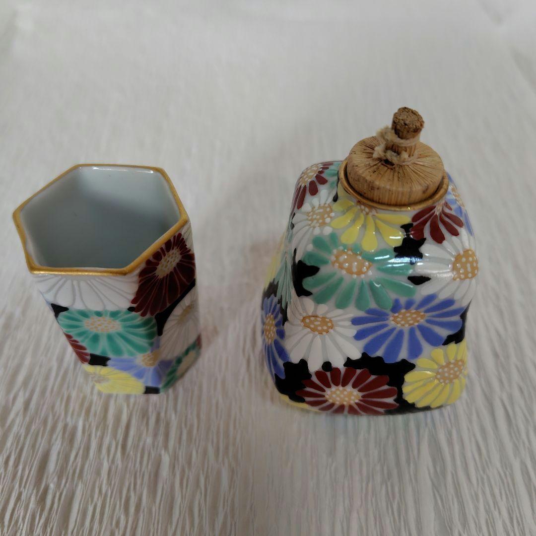 もんじろう　振出と茶巾筒　平安春峰製