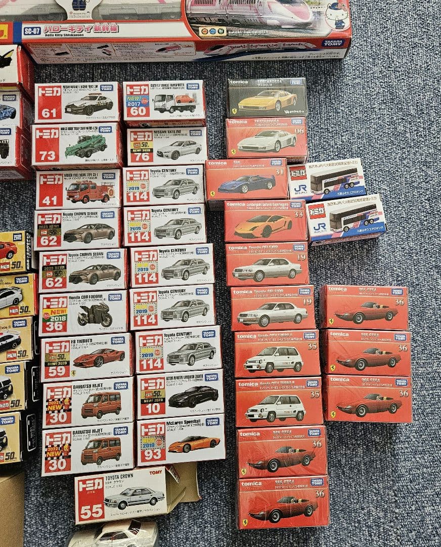 トミカ　まとめ売り　60台　初回　廃盤　輸出　発売記念仕様