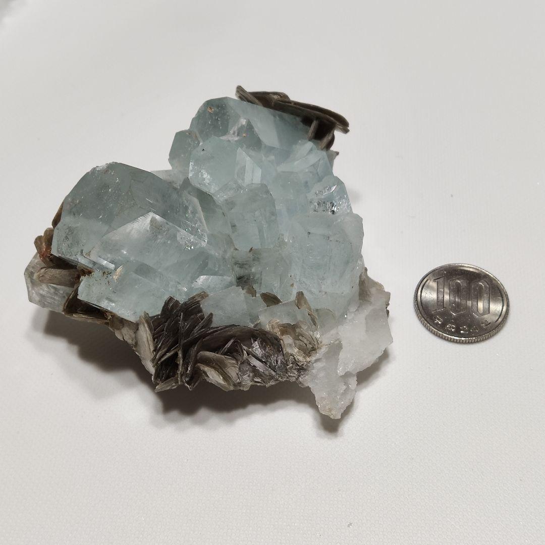 パワーストーン　天然石　アクアマリン　藍玉　原石　232g　No.309