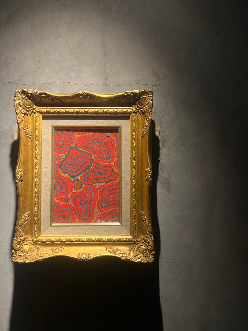 現代アート　抽象画　肉質画　作者不明