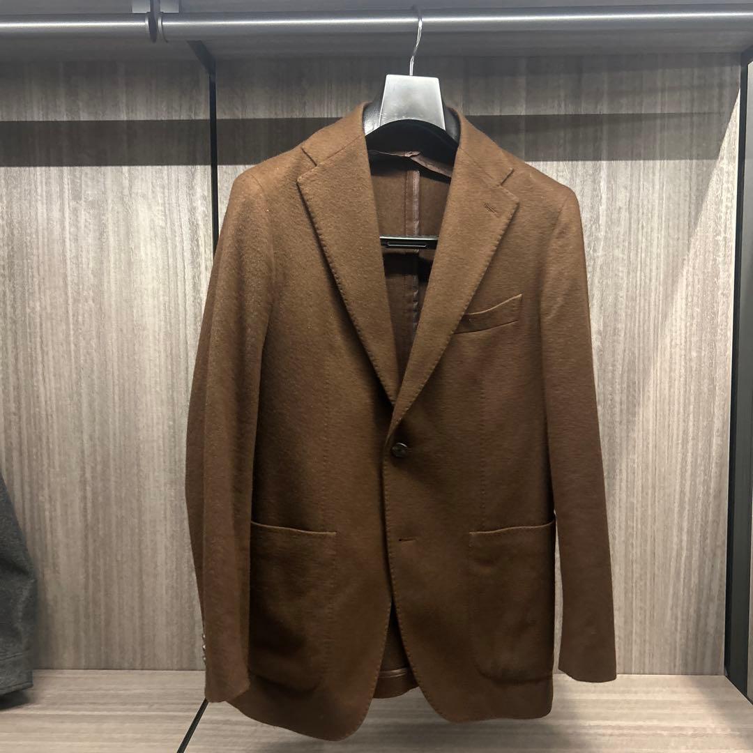 TAGLIATORE ブラウンジャケット 44R カシミア100%