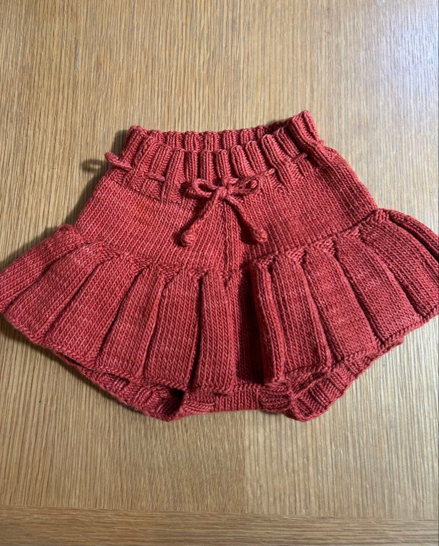 misha&puff skating pond skirt 3-4y パプリカ