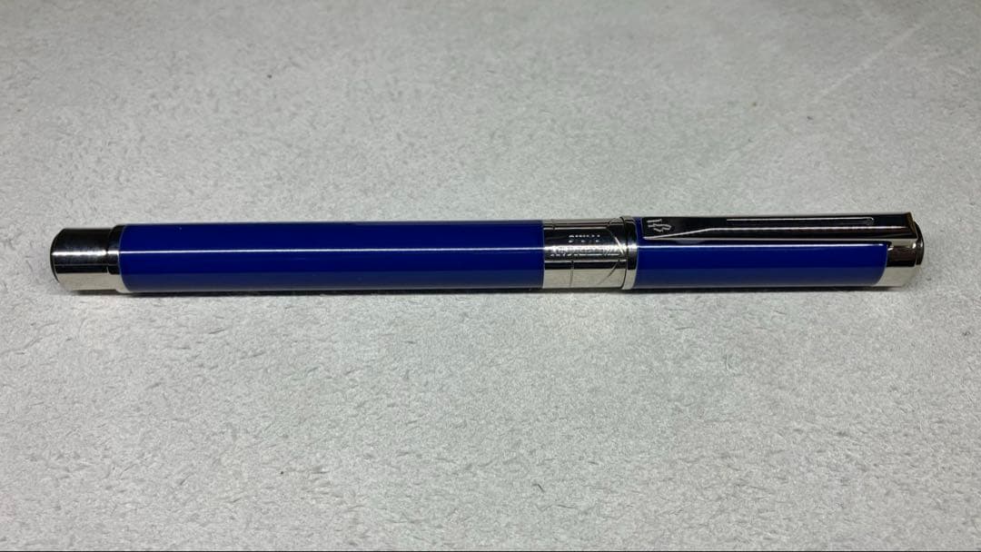 WATERMAN パースペクティブ万年筆 F細字 CTブルー コンバーター付き