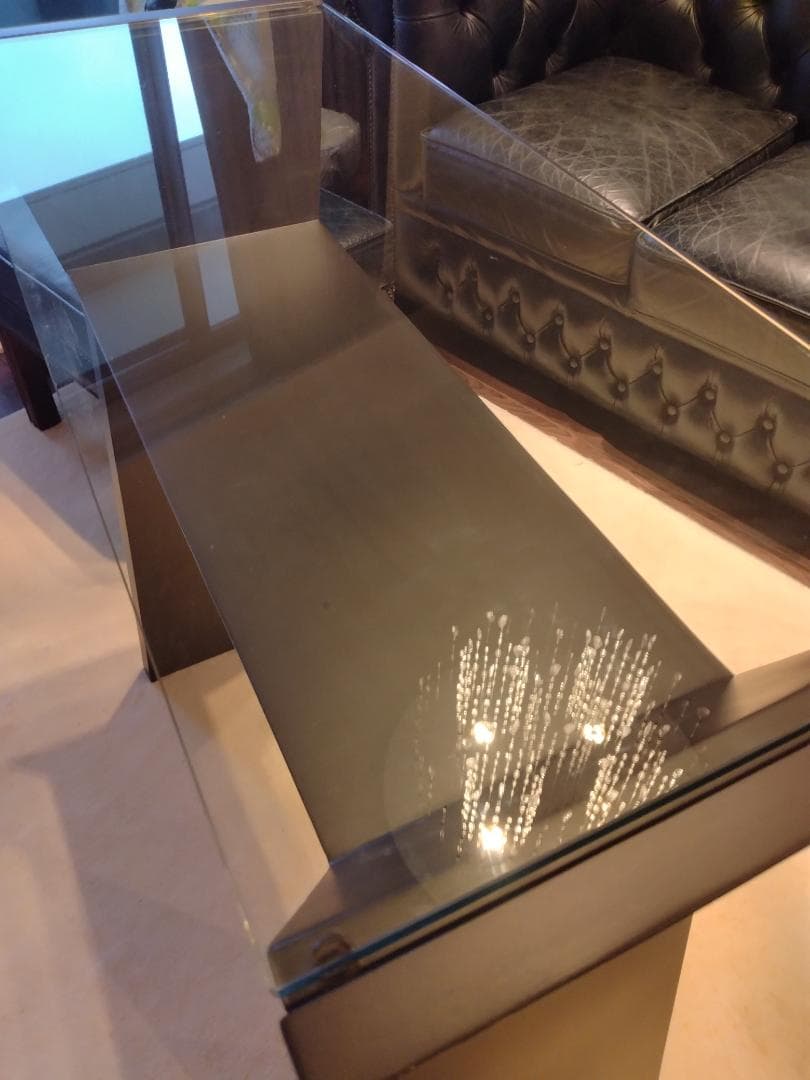 コンソールテーブル アルテジャパン 大塚家具　ガラステーブル　ディスプレイ　花台