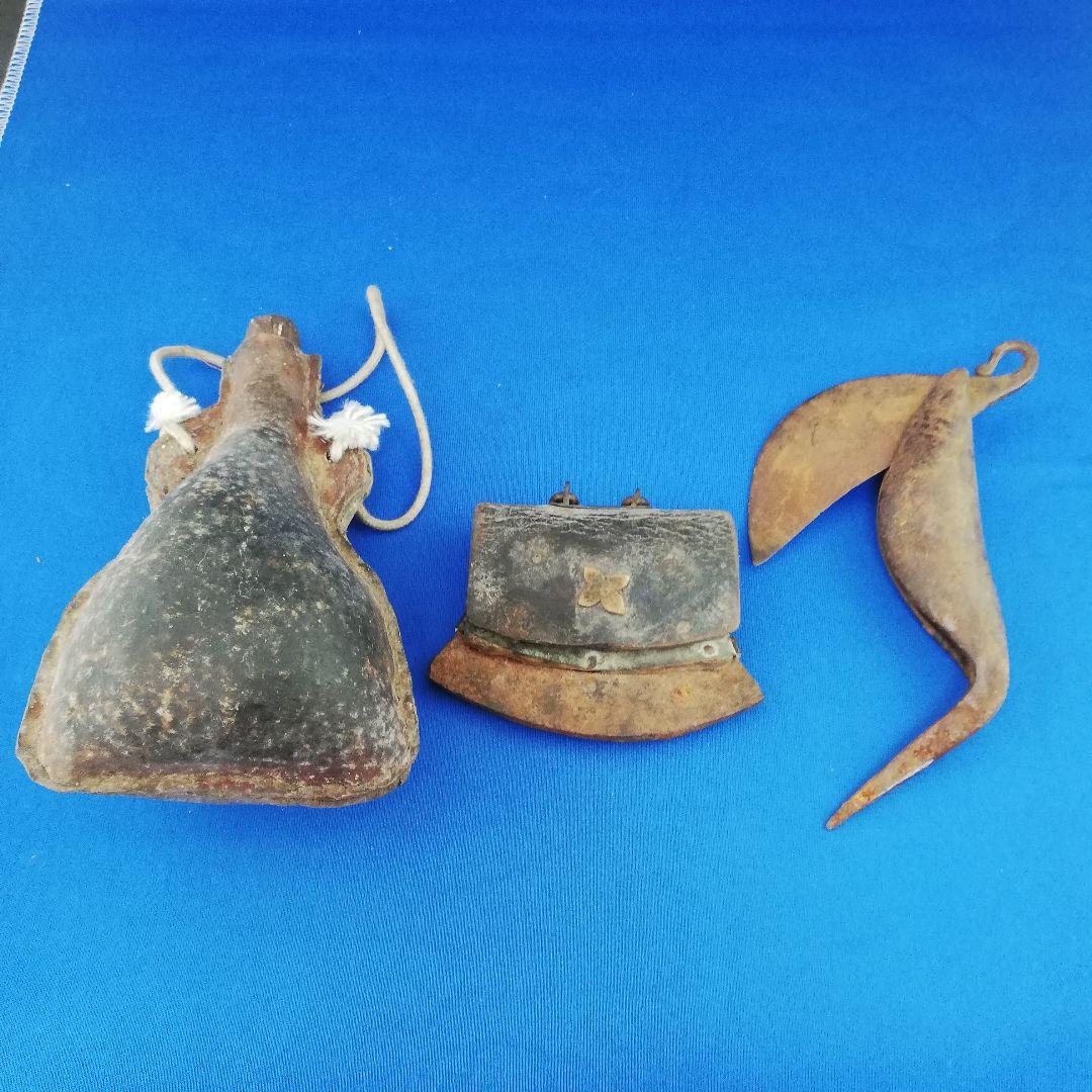 火縄銃の小道具　火薬入れ　火打石　縄切り　火口掃除　銃　鉄砲　大筒　古式銃