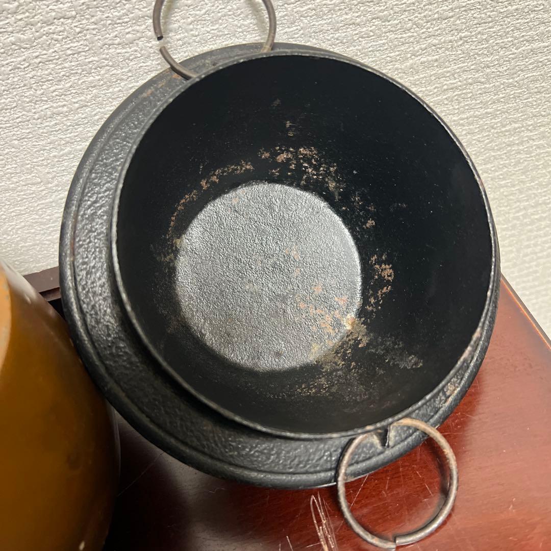 南部鉄釜飯　茶道具 風炉釜セット