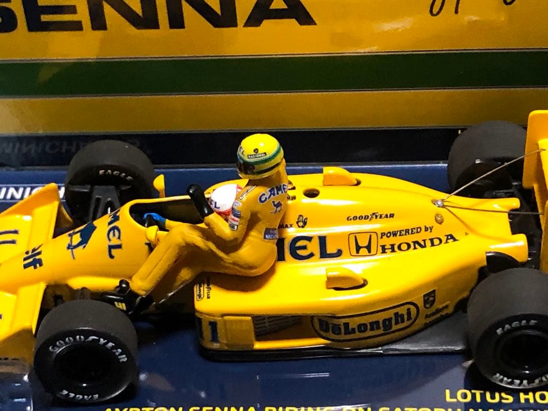 1/43 ロータス99t ライドオン　セナ　イタリアGP 中嶋悟