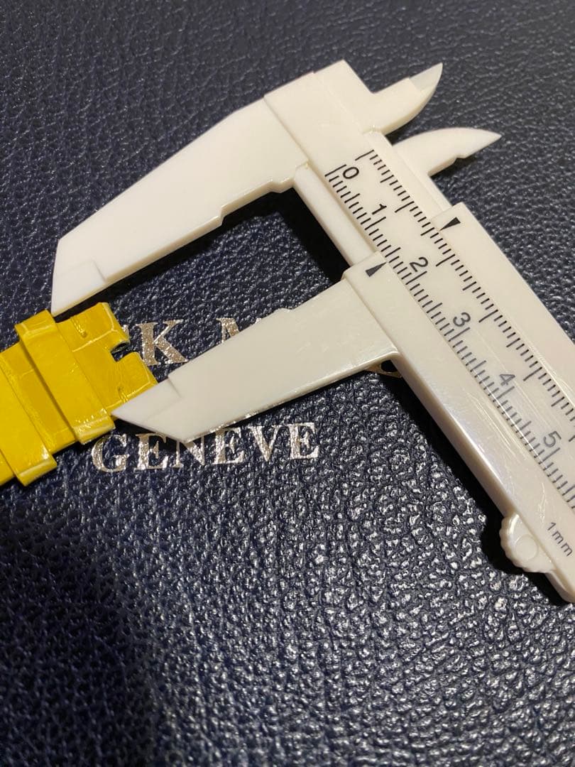 16mm フランクミュラー 純正 イエロー ストラップ ベルト