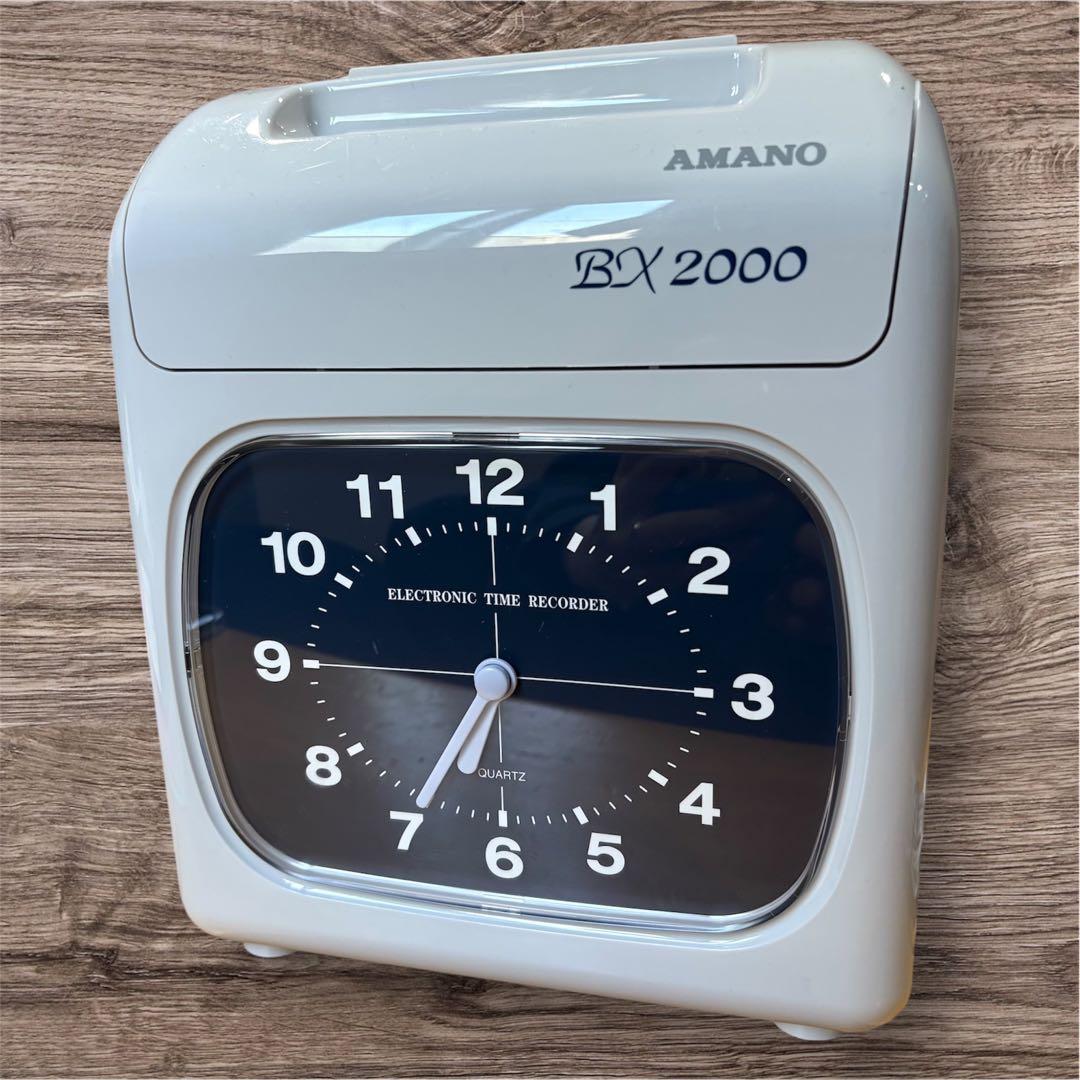 【美品♪】業務用 AMANO タイムカード タイムレコーダー BX2000