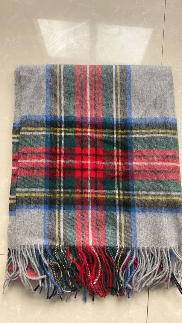 ジョンストンズ オブエルガン カシミヤ100％ 大判ストール #5