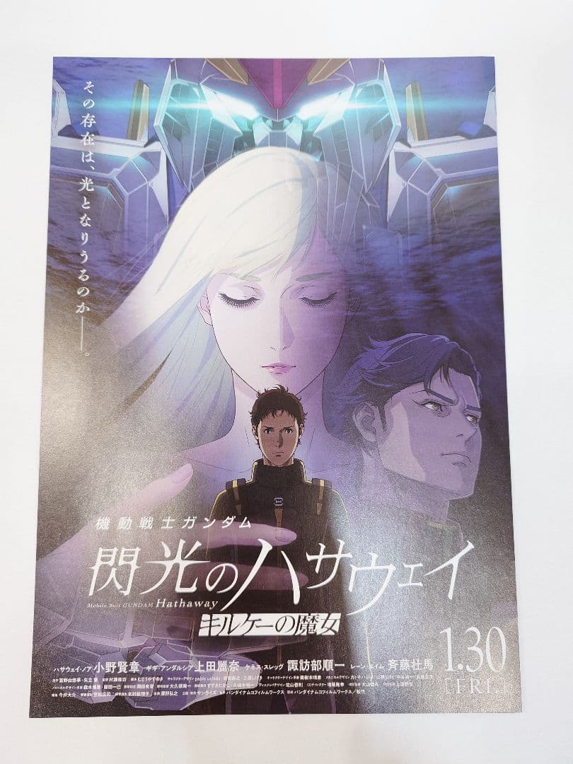 閃光のハサウェイ キルケーの魔女 B2ポスター 非売品　映画