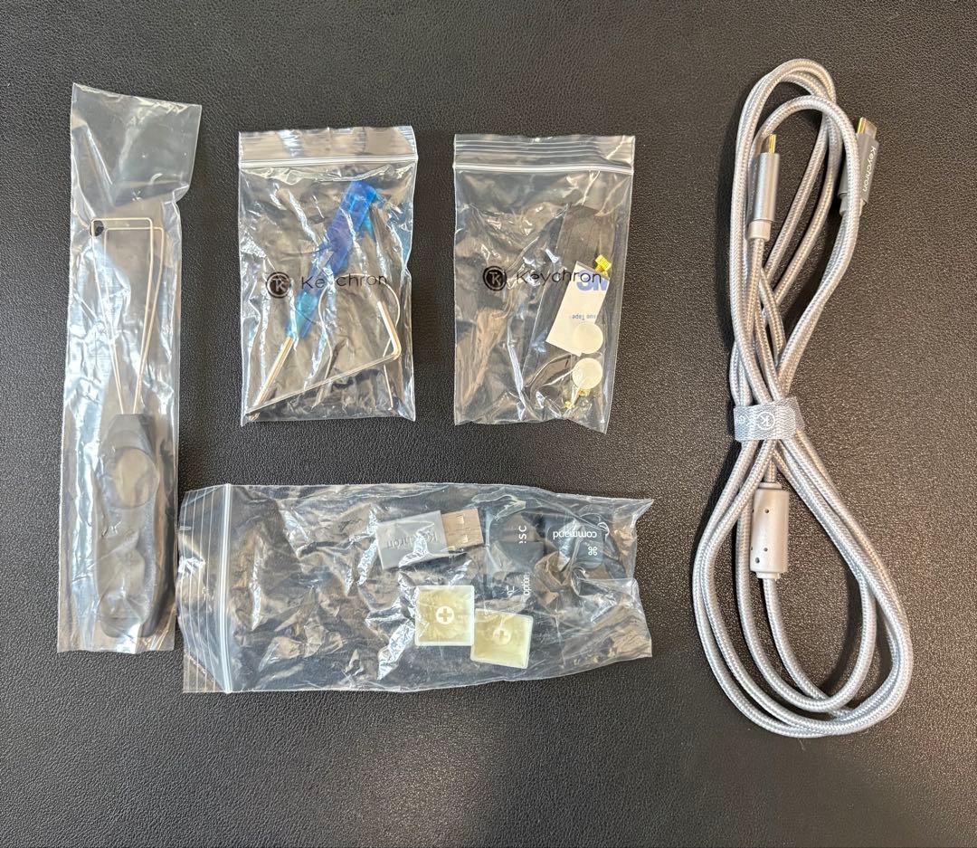 キーボード Keychron Q1 Pro 日本語配列 赤軸 シルバーグレー