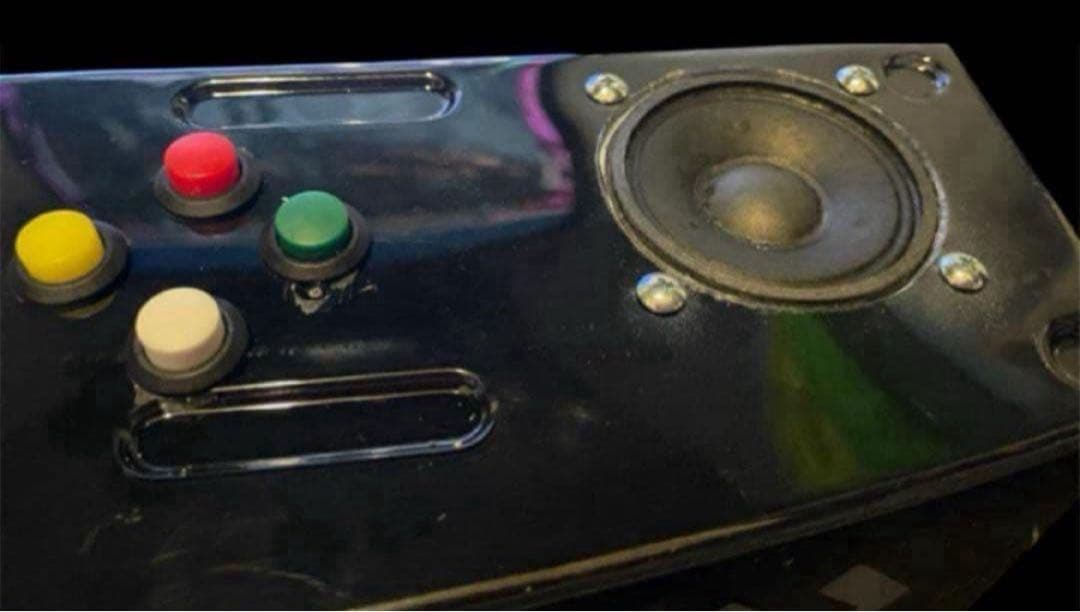 サミタ専用 9ボタンスロットコントローラー専用レバー搭載 LED＆スピーカー連動