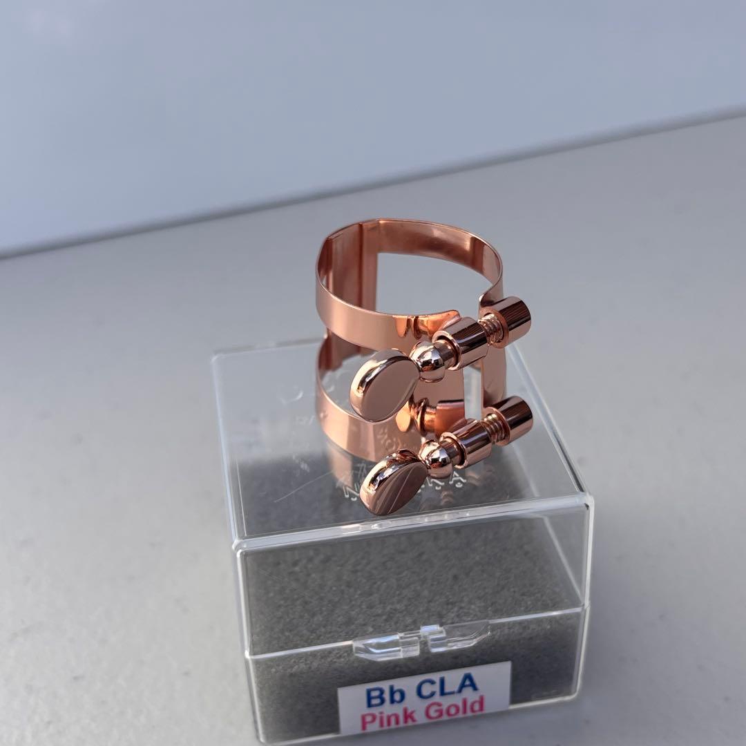 Bbクラリネットリガチャー ボナードピンクゴールド美品