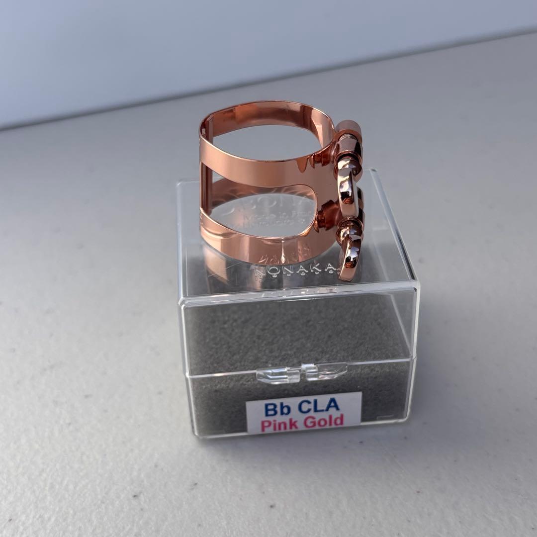 Bbクラリネットリガチャー ボナードピンクゴールド美品