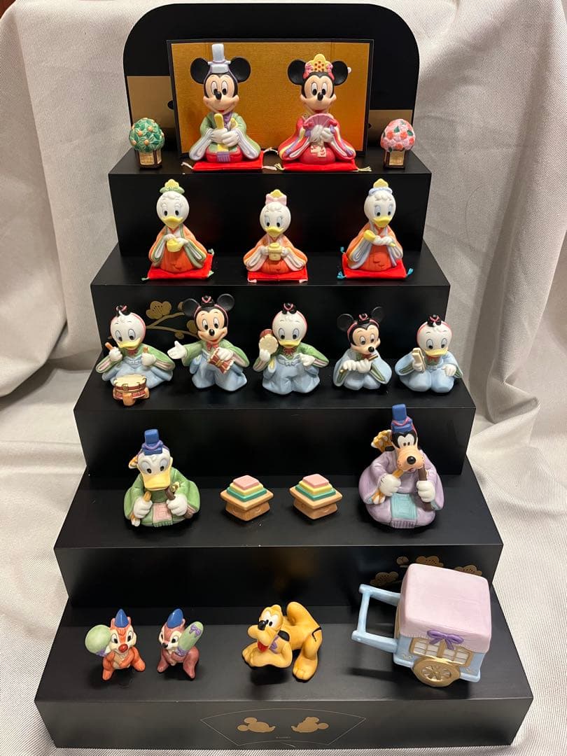 【レア】ディズニーDisney雛人形５段飾りミッキー