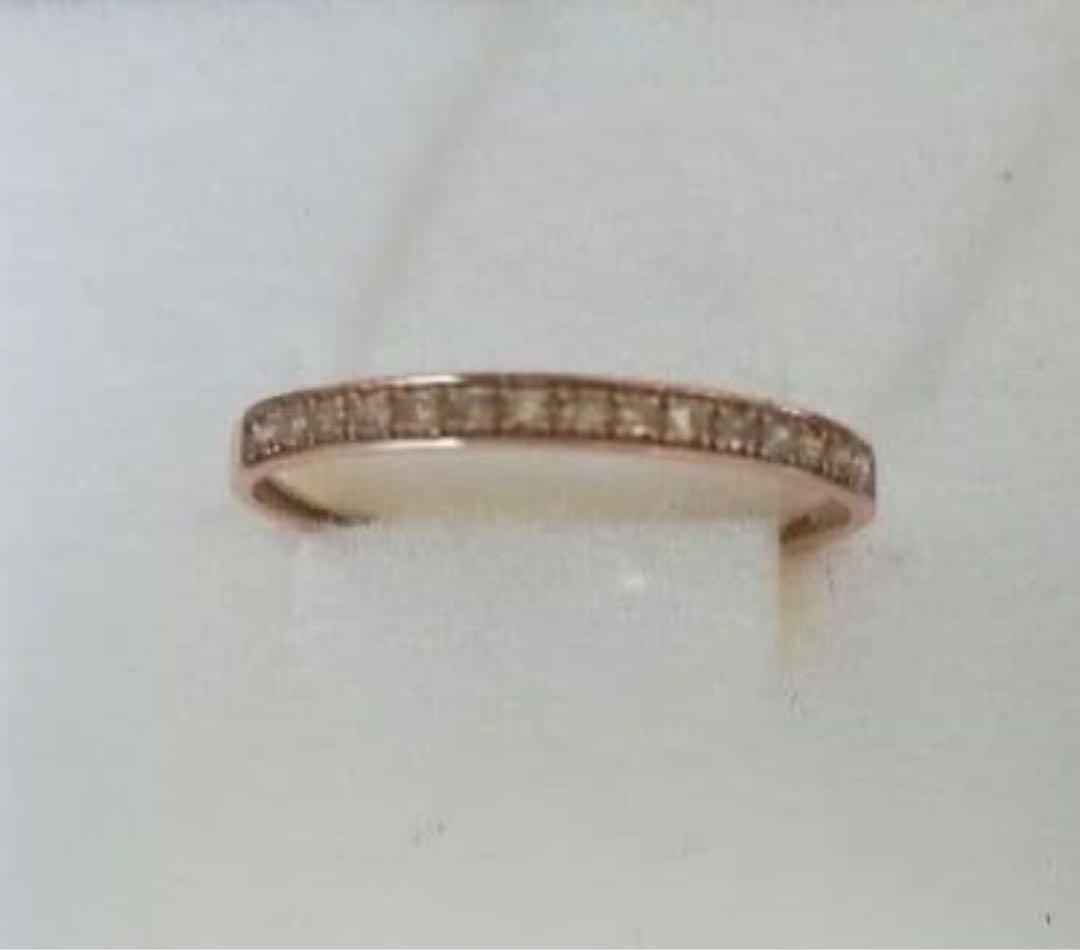 k18 ハーフエタニティダイヤモンド 0.08ct