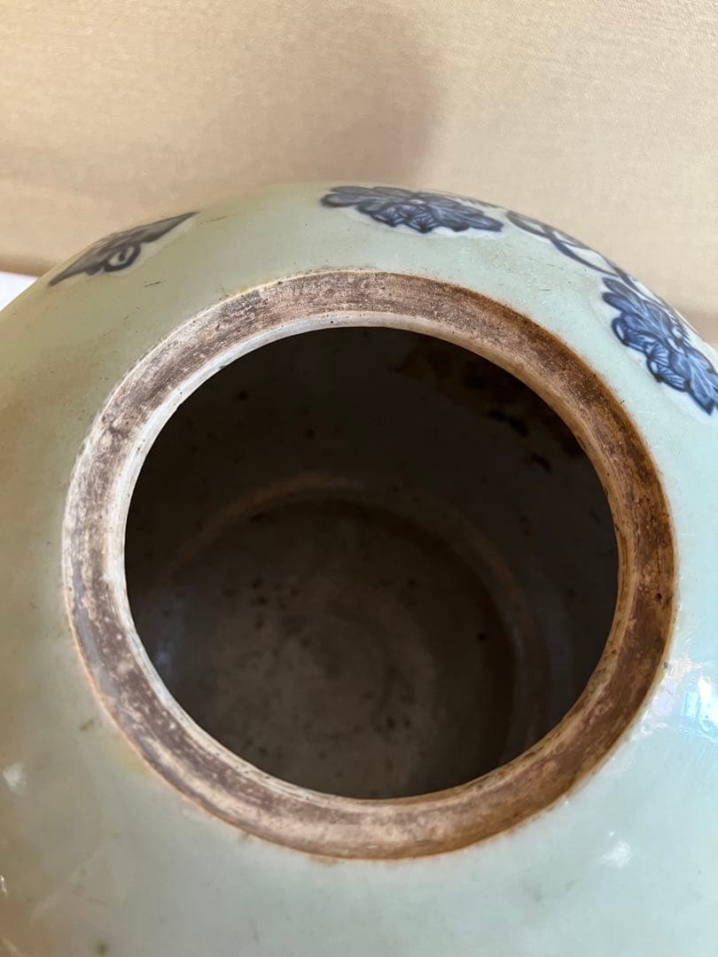 中国美術　蓋物　飾壺　花瓶　清　新渡　煎茶飾