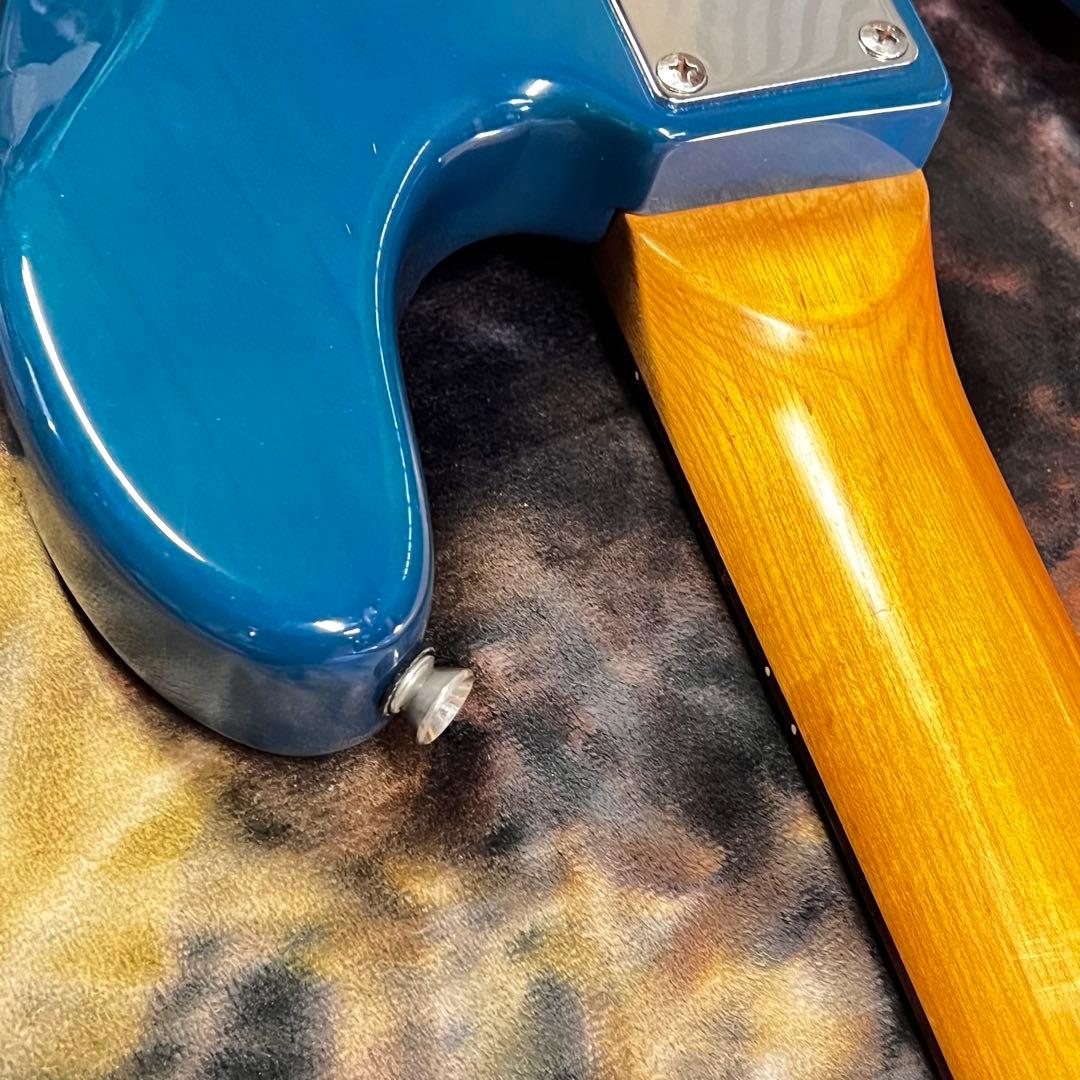 フォトジェニック ジャズベース シースルーブルー 管AC