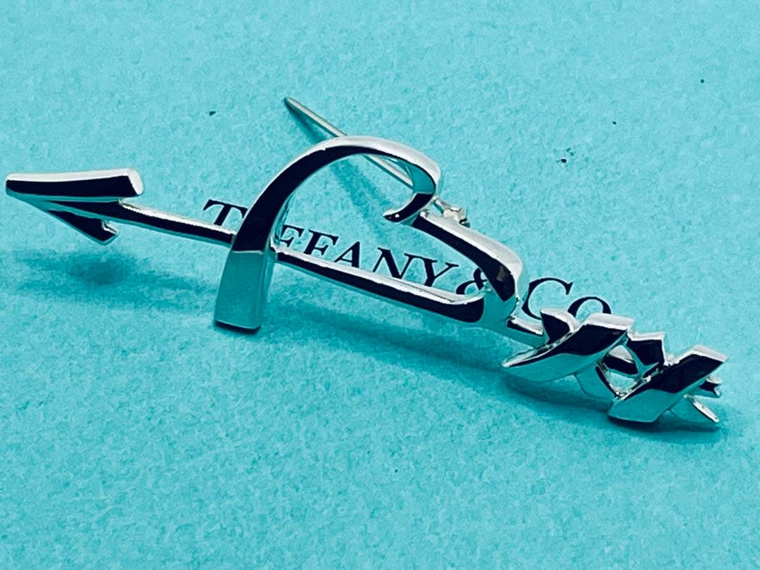 h801 美品　オールド　ティファニー　ハート&アロー　ブローチ　シルバー925