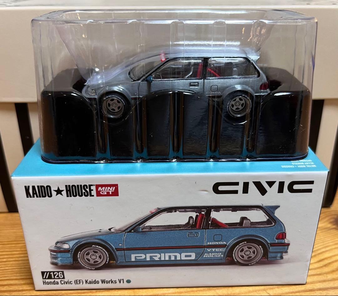MINI GT Kaido house Honda CIVIC EFチェイスカー