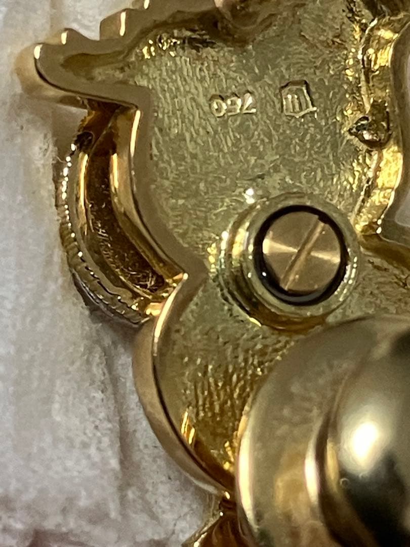 Ｋ18フクロウ ブローチ 約2センチ