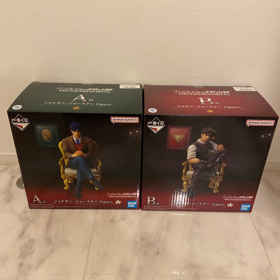 ジョジョ一番くじ　A賞ジョナサン B賞ジョセフ フィギュア2点セット