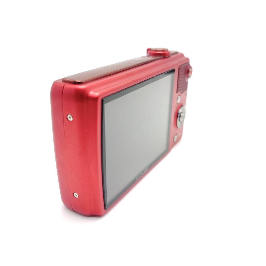 【やや訳あり】 OLYMPUS コンデジ STYLUS VR-370 RED