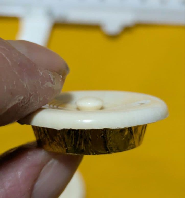 【閉店売り尽し】茶入の蓋　３個組