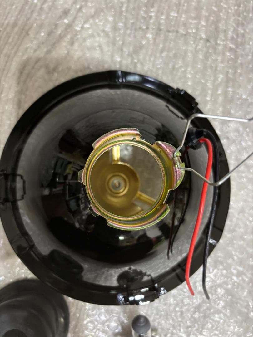 新品 スリーポイント P700 ヘッドライト ゴールド ルーカス 7インチ