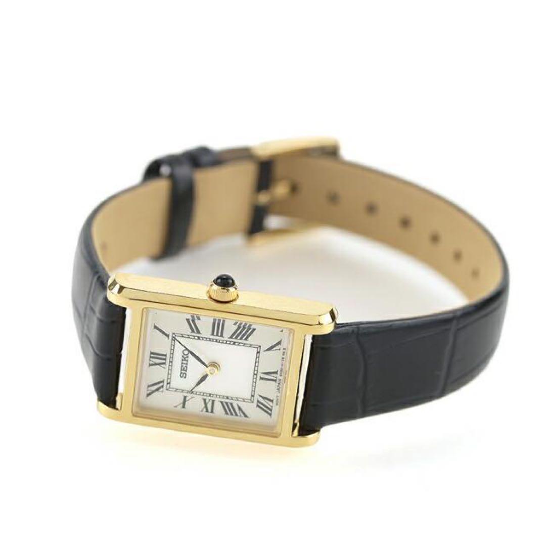 セイコー　ナノユニバース　SSEH026 ブラック　ゴールド　腕時計